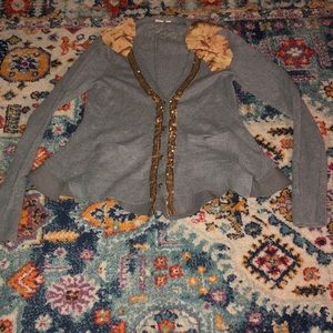 Anthropology Grey Sweater